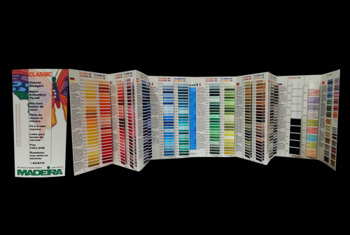 Madeira Rayon Thread Color Chart
