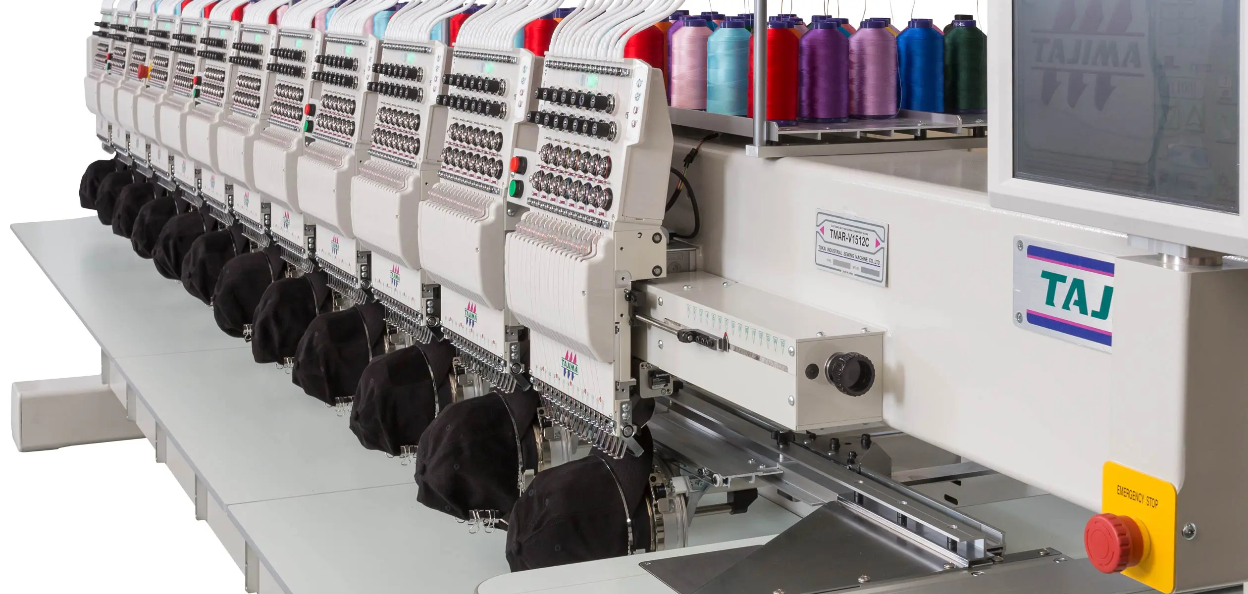 Tajima TMAR-VC Large Multi Head Embroidery Machine - Image 3