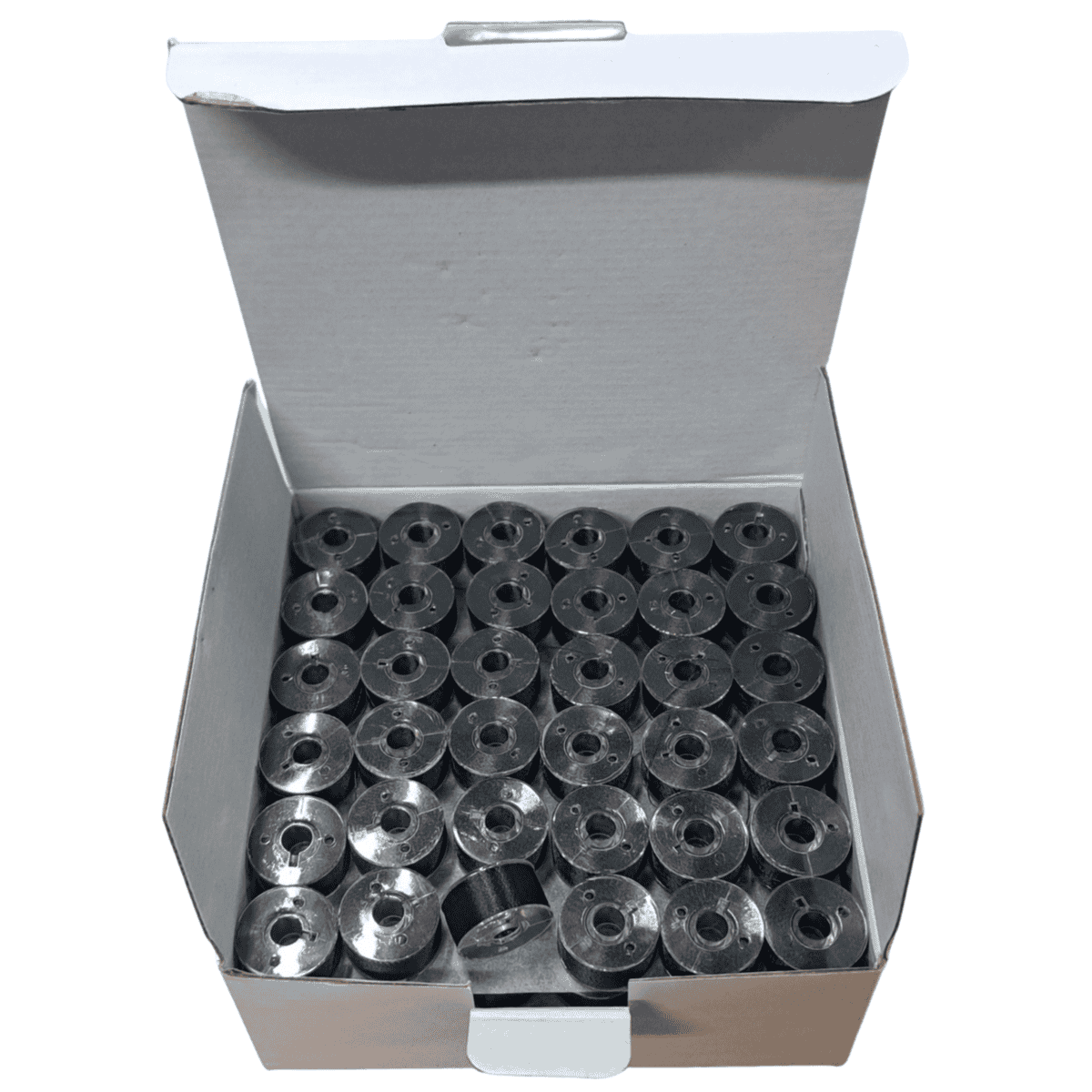 PWBPSBLKA - Pre Wound Bobbin - A Plastic Sided - Black - 1 Box - Image 2